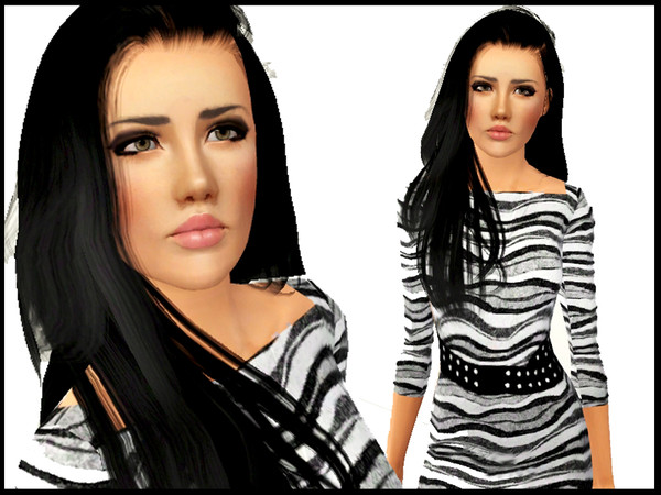 Sims 3 — Zoe by Serpentrogue — Skin tone:http://ephemera1969.blogbus.com/logs/121670108.html