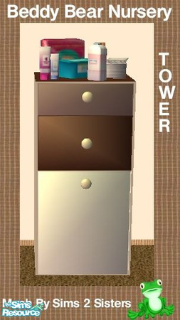 Sims 2 — Beddy Bear Nursey - Tower by frogger1617 — Beddy bear Nursery in shades of Browns and Plaids. Recolor of Sims 2