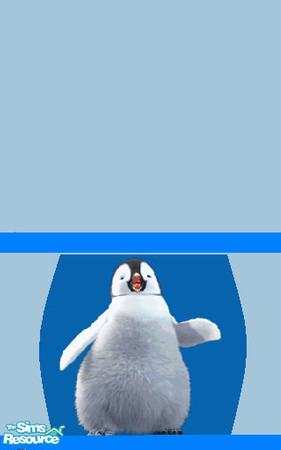 Sims 2 — penguin wall by qvisn — by qvisn
