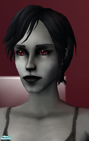 Sims 2 — Dark Red Vampire Eyes by Hakenzi — Default base used. Dark, shadowed, red eyes for your Gothic, Vampire, Evil,