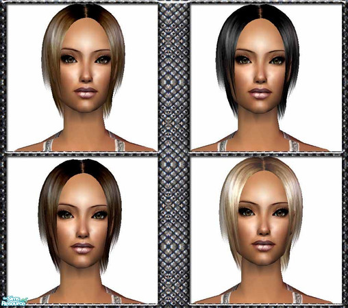 Sims 2 — Beach Hair Set by nikisatez05 —  