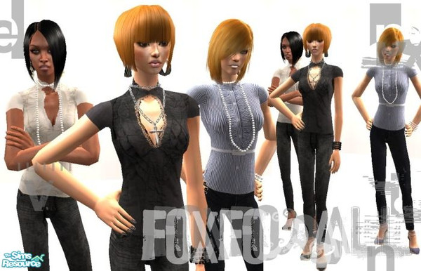 Sims 2 — Three Blouses by Tyrone1443 — Three very cute blouses ready to wear anywhere