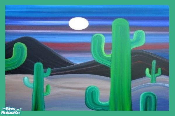 Sims 2 — Cactus Moon by sadie7684 — Recolor of Maxi\'s \"Two Dogs and an Olive.\" Enjoy!