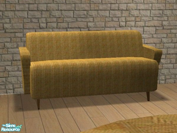 Sims 2 — 7th Avenue (Natural) - Loveseat by EarthGoddess54 — This is a recolor, don\'t forget the mesh (link below)! :)