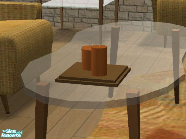 Sims 2 — 7th Avenue (Natural) - Candles by EarthGoddess54 — This is a recolor, don\'t forget the mesh (link below)! :)