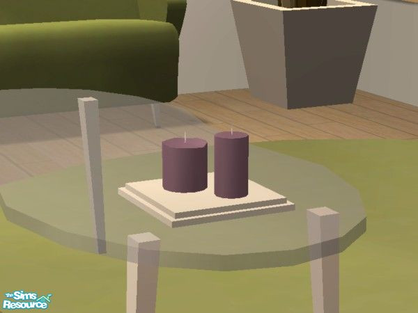 Sims 2 — 7th Avenue Living - Candles by EarthGoddess54 — This is the mesh file. Part of the 7th Avenue Living set. Enjoy!