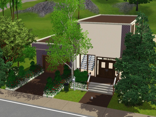 Sims 3 — Modern Home By The Beach by Matej_136 — Modern Home By The Beach is a modern home that is perfect for a starter