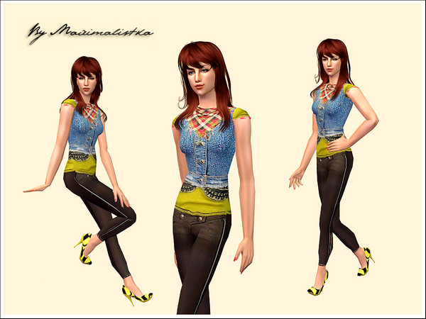 Sims 2 — Everytime by MAXImalistka — Adult Female Everyday Outfit.