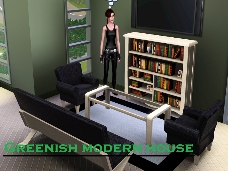 The Sims Resource | Greenish Modern House