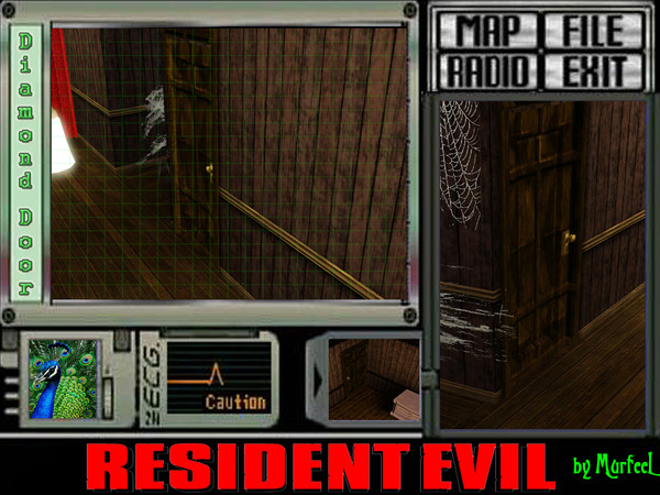 Sims 3 — Resident Evil Diamond Door by murfeel — Do you dare see what lurks on the other side....? My best rendition of