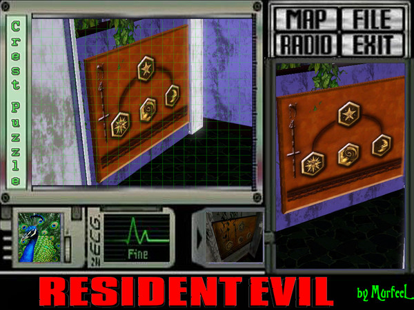 Sims 3 — Resident Evil Crest Puzzle by murfeel — When the sun sets in the west and the moon rises in the east, stars will