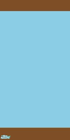 Sims 2 — Calli\'s Belle Wall 3 by Callisto149 — A pretty blue wall with brown crown and kick boards for the Belle bedroom