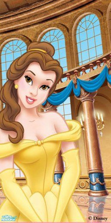Sims 2 — Calli\'s Belle Mural Right by Callisto149 — This is the right portion of a three-piece Belle mural.