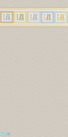 Sims 2 — My Teddy - Wall #4 by Kyrian — Made to match the Teddy Bears nursery set. Look for my other sets coming soon!