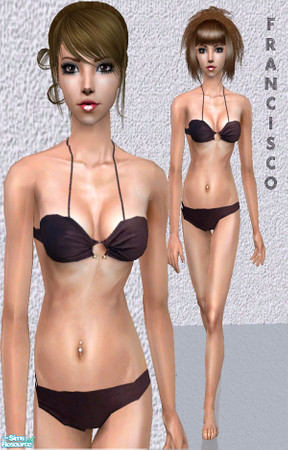 Sims 2 — Bikini 1 by francisssko — Requested by Doumeki. Do not need mesh , enjoy =D 