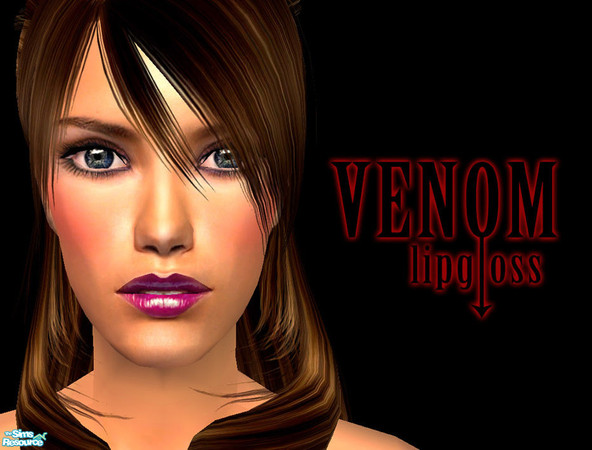 Sims 2 — Venom Lipgloss - Dark Knight by 06bek — 