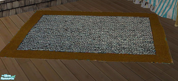 Sims 2 — OpenHouse  Bedroom Set - Openhouse Rug1 by openhousejack — a bordered rug for comfort