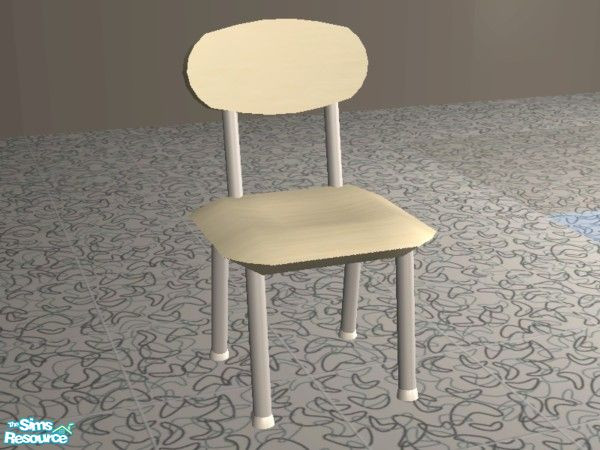 Sims 2 — Get Schooled - Chair by EarthGoddess54 — Part of the Get Schooled classroom set. This is a new mesh file, make