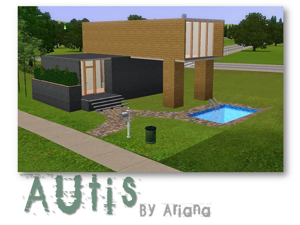 Sims 3 — Autis by Ariana31Player — A house when you always feel like you're in a retreat! Look out the window and enjoy
