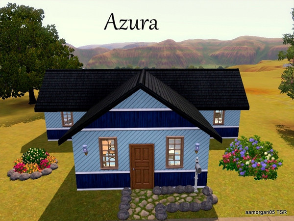 Sims 3 — Azura- Starter- NO CC by aamorgan05 — 1 Bed 1 Bath with room to grow and expand! This is a lovely little starter