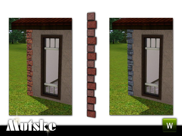Sims 3 — Aria Quoining Left Outer by Mutske — 2 recolorable parts. Environment 5. Made by Mutske@TSR. TSRAA.