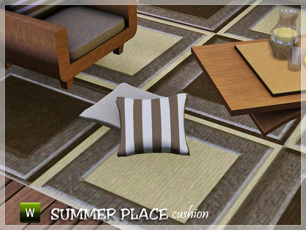 Sims 3 — Summer Place Living Cushion by RayDesign9 — 