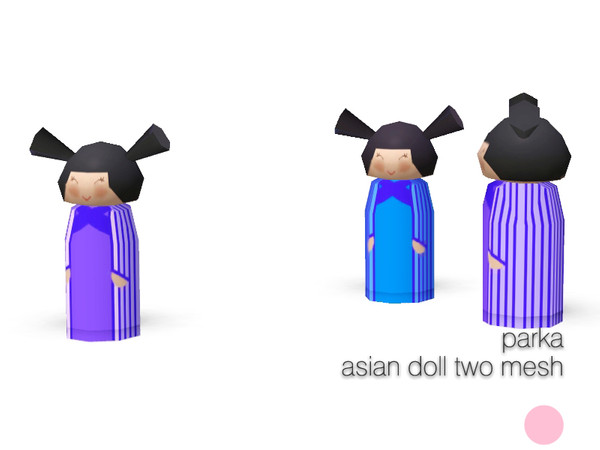 Sims 3 — Asian Doll Two Mesh by DOT — Asian Doll Two Mesh by DOT of The Sims Resource