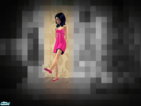 Sims 2 — Pink by da_sweet_alex — Dress in Pink for Female Teens :) No Mesh! :) Look at my other Downloads, there is more