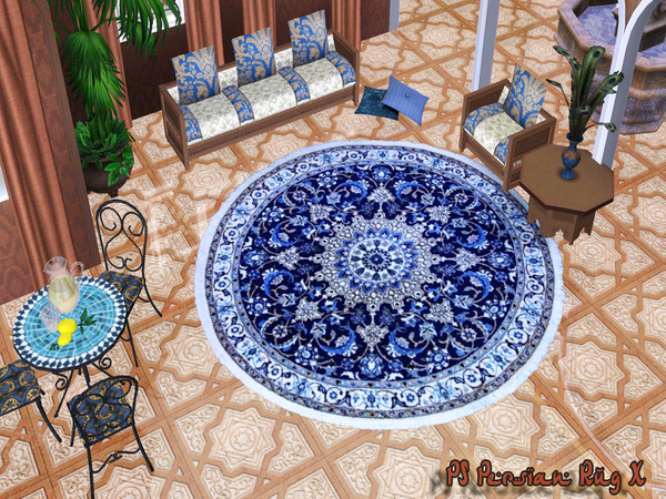 Sims 3 — PS Persian Rug X by Pralinesims — By Pralinesims