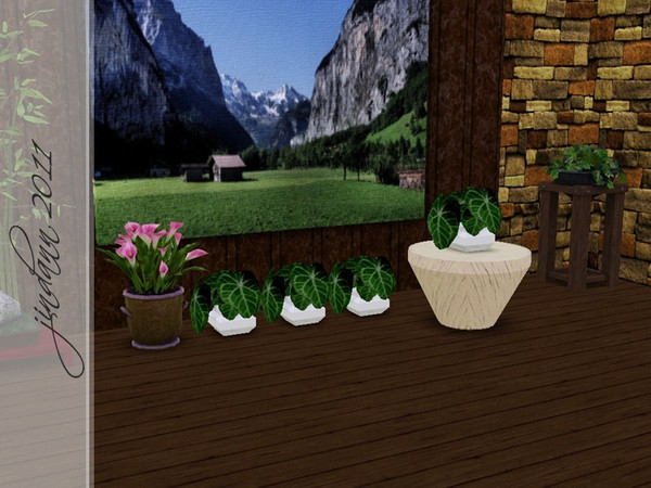 Sims 3 — Jindann Anthurium Crystallium by Jindann — Jindann Anthurium Crystallium