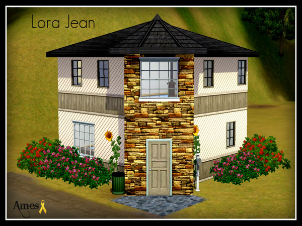 Sims 3 — Lora Jean- NO CC Starter by aamorgan05 — Lora Jean is a home I made for my 3 &amp;amp;amp;quot;just outta