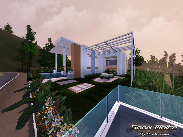 Sims 3 —  by TSR Archive — Modern big family home! Its not furnished... It has: -2 Stories -2 Bathrooms -6 Bedrooms