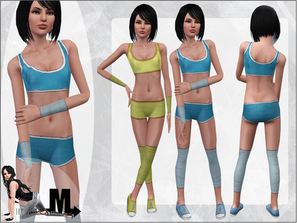 Sims 3 — Anything [Teen] by miraminkova — Look pretty when you are doing some sport.
