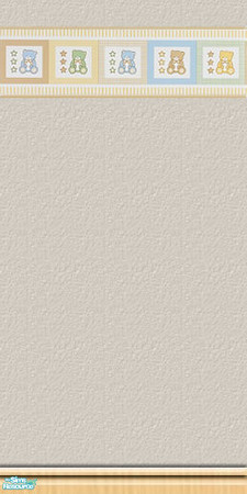 Sims 2 — My Teddy - Wall #3 by Kyrian — Made to match the Teddy Bears nursery set. Look for my other sets coming soon!