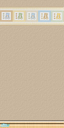 Sims 2 — My Teddy - Wall #8 by Kyrian — Made to match the Teddy Bears nursery set. Look for my other sets coming soon!