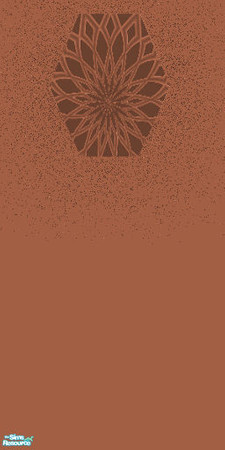 Sims 2 — Petal Swirls Walls -Rust by Phadrae — Here\'s the rust wall that goes to my Petal Swirls Walls and Floors