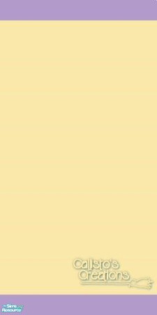 Sims 2 — Calli\'s Jasmine Wall 2 by Callisto149 — A sand-colored wall with purple crown and kick boards