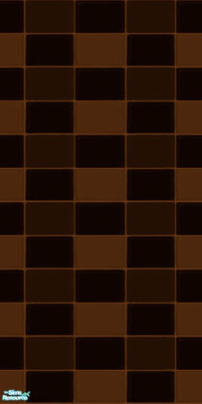 Sims 2 — Brown on brown  by cariadbach — Tired of pastel shades then this is the wall tile for you. Co-ordinating floor