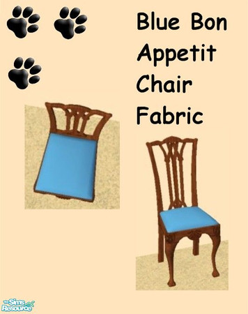 Sims 2 — Kids Bon Appetit Chair Recolors - Blue by MinnieMinPin — 