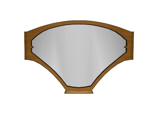 Sims 3 — Art Nouveau Bathroom - Wallmirror by ShinoKCR — 