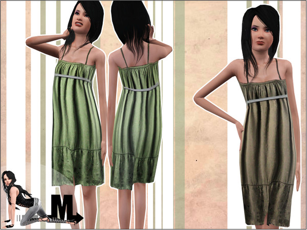 Sims 3 — Not Alone [Elder] by miraminkova — Beautiful long dress for your elders.