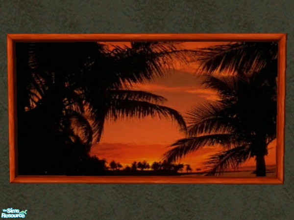 Sims 2 — It\'s An Orange World After All photo set - 5 by zaligelover2 — A recolor of \"Suspense\".