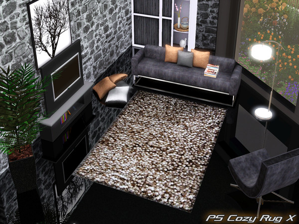 Sims 3 — PS Cozy Rug X by Pralinesims — By Pralinesims