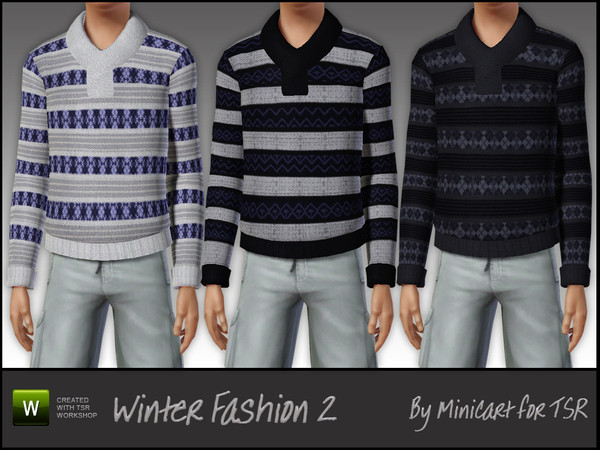 Sims 3 — MinicartTSR_WinterFashion02 by minicart — 