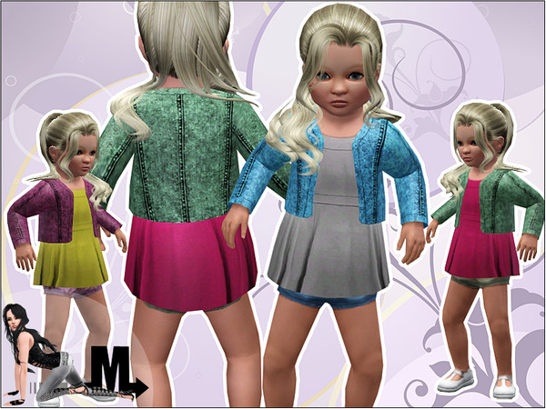 Sims 3 — It Will Rain by miraminkova — Another cute outfit for your little ladies.