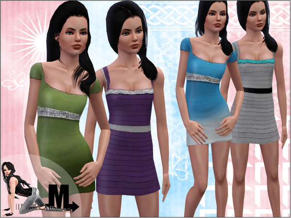 Sims 3 — On Our Way Set [Teen] by miraminkova — These are your ideal designer dresses! 