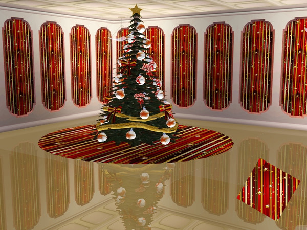 Sims 3 — marcorse_xmas wrap pattern by marcorse — A bright and luxurious Christmas wrapping paper pattern.