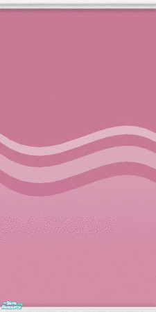 Sims 2 — Fruit Wave - Pink by zvaella — The design creates a wave all around the room. No recolors please. Enjoy!