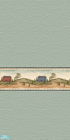 Sims 2 — Colonial Border by omeninos — Colonial Border - Wallpaper No2