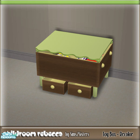 Sims 2 — S2S Childroom Rebecca - Toy Box - Recolor by sims2sisters — 